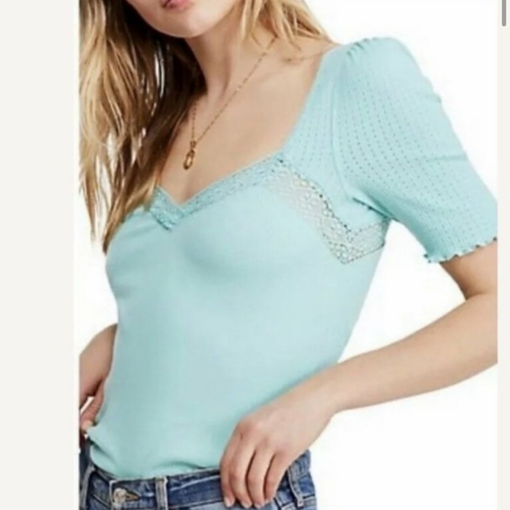 Free People margaux sweetheart neck blend …